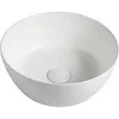 Guido Gusto Waskom Lia 35x35x14cm mat wit inclusief afvoerplug