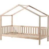 Vipack Huisbed Dallas Met Hekje 90 x 200 cm Natuur