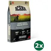 Acana 2x2 kg heritage adult small breed hondenvoer