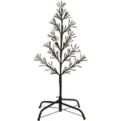 Lumineo Metalen kerstboom met verlichting | 108 cm (230 leds, Binnen/Buiten)