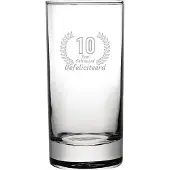 Fusion Gegraveerde Longdrinkglas 28,5cl Gefeliciteerd 10 jaar getrouwd