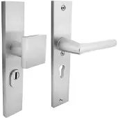 Intersteel Veiligheidsbeslag voordeur alu met kerntrekbeveiliging SKG*** PC 55mm rechthoekig