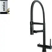 Selsiuz Inox XL kokend water kraan met combi extra boiler gunmetal