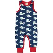Maxomorra Playsuit ARCTIC FOX 62/68