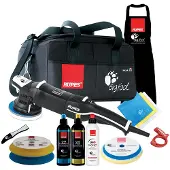 Rupes Autoreinigingsaccessoires, Excentrische polijstmachine LHR 15 Merk III Kit LUX met 2 sponzen, 2 wollen pads, 3
