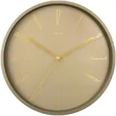 Karlsson Belle Numbers Wandklok | Ø35cm | Moss groen