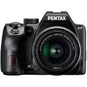 Pentax KF Zwart + 18-55 WR
