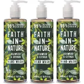 Faith In Nature - Hand Wash Seaweed & Citrus - 3 Pak