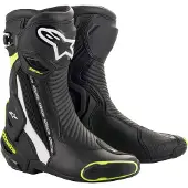 Alpinestars SMX Plus V2, Laarzen ,zwart/witte/neon geel ,45 EU