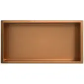 Wiesbaden Inbouwnis Novi 30x60x10cm Geborsteld Brons Koper