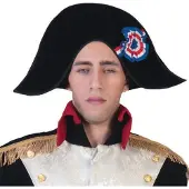 Funny fashion Napoleons hoed (Zwart)