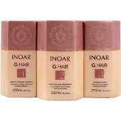 INOAR ORIGINAL GHair 3x250ml Keratin Treatment KIT