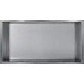 Guido Gusto Gun metal RVS Inbouwnis 30x60x7cm