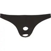 Svenjoyment Underwear - Showmaster tanga voor mannen (zwart) - XL