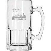 Libbey Gegraveerde Bierpul 1ltr Rotterdam
