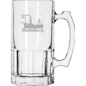 Libbey Gegraveerde Bierpul 1ltr Middelburg