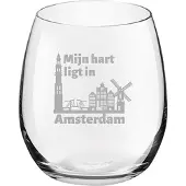 Royal Leerdam Gegraveerde Drinkglas 39cl Amsterdam