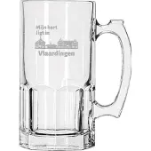 Libbey Gegraveerde Bierpul 1ltr Vlaardingen