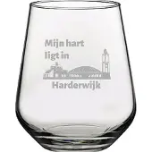 Pasabahce Gegraveerde Drinkglas 42,5cl Harderwijk