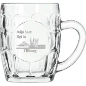 Libbey Gegraveerde Bierpul 55cl Tilburg