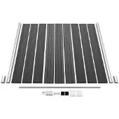 vidaXL Schuttingpanelenset 1737x186 cm HKC zwart