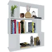 vidaXL Boekenkast/kamerscherm 80x24x96 cm bewerkt hout wit