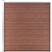 vidaXL Schutting 1564x186 cm HKC bruin