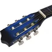 vidaXL Gitaar klassiek beginner en kinderen 1/2 34" blauw
