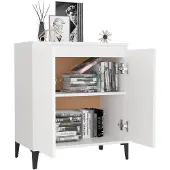 vidaXL Dressoir 60x35x70 cm bewerkt hout wit