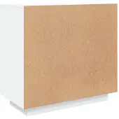 vidaXL Dressoir 80x40x75 cm bewerkt hout wit