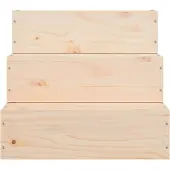 vidaXL Huisdierentrap 40x37,5x35 cm massief grenenhout