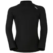 Odlo Ondershirt Odlo Kids BL Top Turtle Neck LS Active Warm Eco K Black-Maat 164