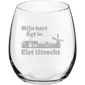 Royal Leerdam Gegraveerde Drinkglas 39cl Elst Utrecht