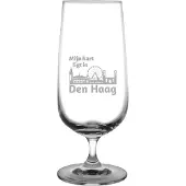 Fusion Gegraveerde bierglas op voet 41cl Den Haag