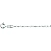 The Jewelry Collection Zilveren Collier anker rond 1 1018835 45 cm