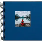 Goldbuch - Spiraal fotoalbum Bella Vista - Blauw - 20x20 cm