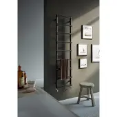 Instamat Emma design handdoekradiator 159.2x50cm zwart mat 455W