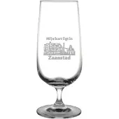 Fusion Gegraveerde bierglas op voet 41cl Zaanstad