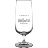 Fusion Gegraveerde bierglas op voet 41cl Huissen