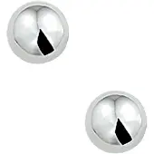 The Jewelry Collection Oorknoppen Bol - Zilver