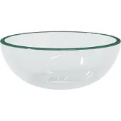 vidaXL Wasbak 30x12 cm gehard glas transparant