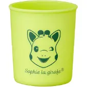 Sophie de Giraf Beker - Kinder servies - Drinkbeker - Vaatwasser- en magnetronbestendig - Siliconen - In witte/rode geschenkdoos - Groen