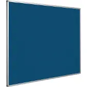 Smit Visual Prikbord bulletin 16mm blauw - 90x180 cm