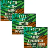 Faith In Nature - Shampoo Bar Coconut & Shea Butter - 3 Pak