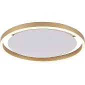 JUST LIGHT LED-plafondlamp Ritus, dimbaar, brons / oud-messing, Woon-/ Eetkamer, Aluminium, Modern, LED plafondlamp