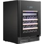 Temptech Elegance Wijnkoelkast EX60DX 2 Zones Zwart
