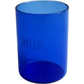 Design Letters favoriete glas 35 cl Blauw