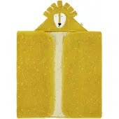 Trixie Badcape - Mr. Lion - 75x75cm - 100% Biologisch Katoen - Hooded Towel - Handig formaat