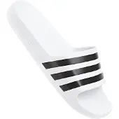 Adidas Muiltjes 'Adilette Aqua' zwart / wit
