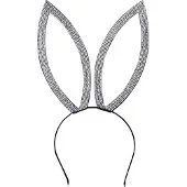 Boland Tiara Dazzling bunny | konijnen set (zilver)